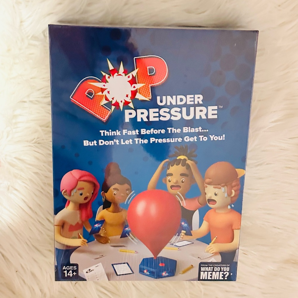 Pop Under Pressure Game - Vibrant Blue
